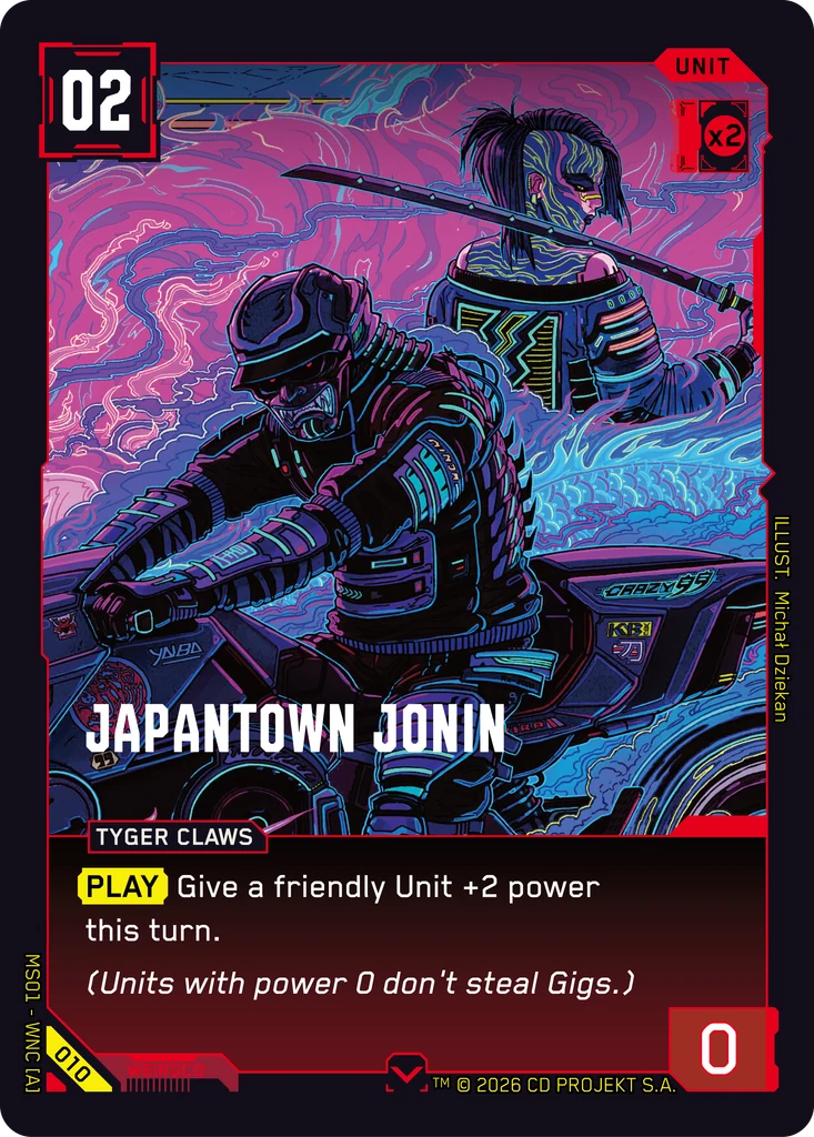 Japantown Jonin - Cyberpunk TCG card