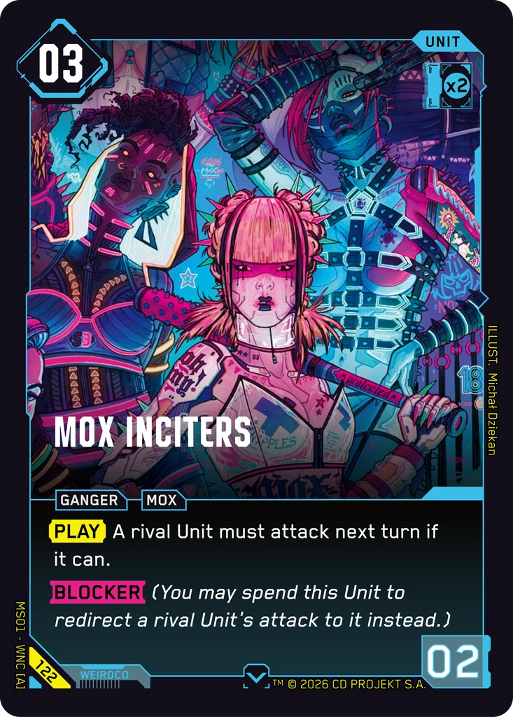 Mox Inciters - Cyberpunk TCG card