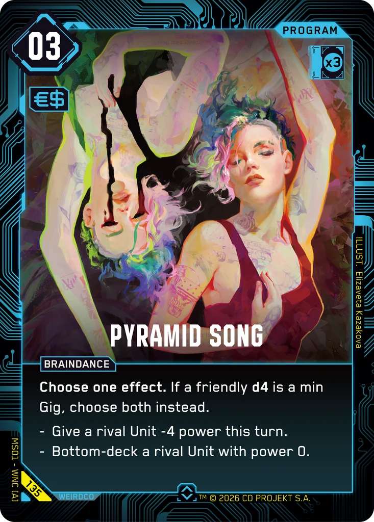 Pyramid Song - Cyberpunk TCG card